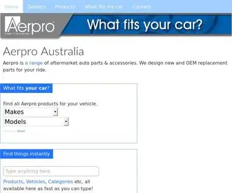 Aerpro.com Screenshot