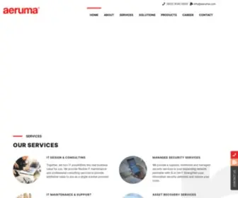 Aeruma.com(IT Services Partner) Screenshot