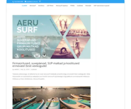 Aerusurf.com(Aerusurf) Screenshot