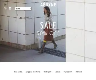 Aeryne.com(AÉRYNE) Screenshot