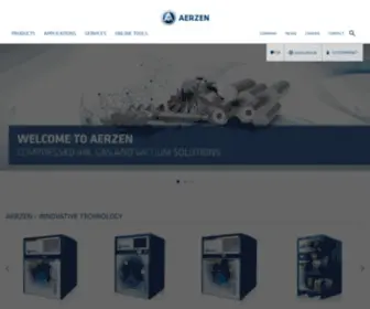 Aerzen.com(Made by AERZEN) Screenshot
