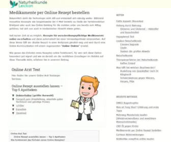 Aerzte-Seite.de(Medikamente per Online Rezept bestellen) Screenshot