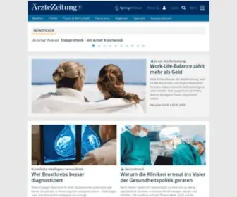 Aerzte-Zeitung.de(Ärzte Zeitung) Screenshot