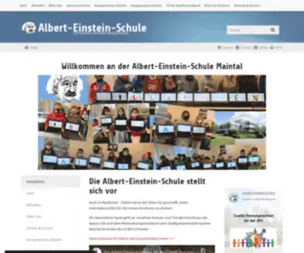 Aes-Maintal.de(Albert-Einstein-Schule) Screenshot