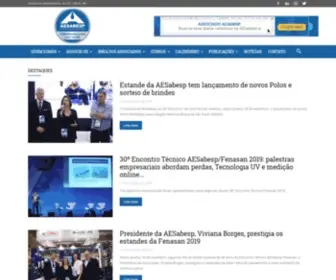 Aesabesp.org.br(Associação dos Engenheiros da Sabesp) Screenshot