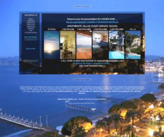 Aescannes.com(Cannes Apartments) Screenshot