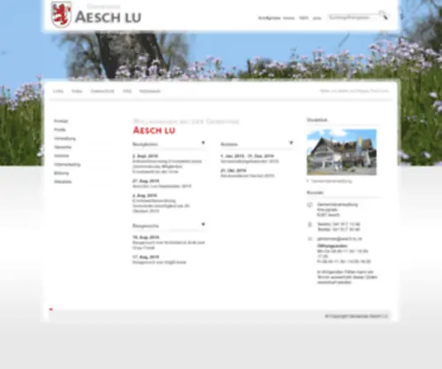 Aesch-LU.ch(Aesch Online) Screenshot