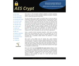 Aescrypt.com(AES Crypt) Screenshot