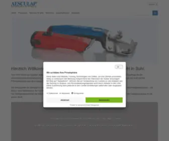 Aesculap-Schermaschinen.de(Startseite) Screenshot