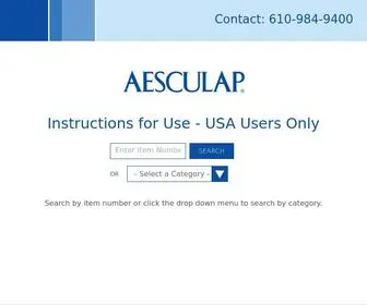 Aesculapusaifus.com(Instructions for Use) Screenshot