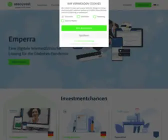Aescuvest.de(Invest in Health) Screenshot
