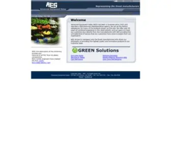 Aesgroup.net(AES Advanced Equipment Sales) Screenshot