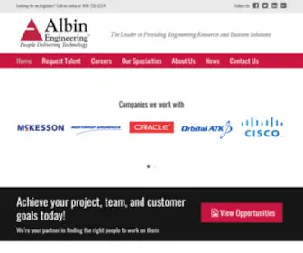Aesi.com(Albin Engineering Services) Screenshot