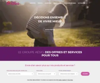 Aesio.fr(AÉSIO Mutuelle) Screenshot