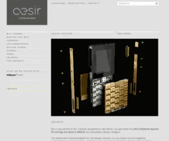 Aesir-Copenhagen.com(Æsir launches its debut phone) Screenshot