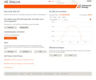 Aesitelink.de(AE SiteLink) Screenshot