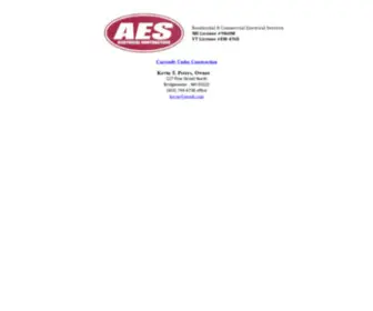 Aesnh.com(AES Electrical Contractors) Screenshot