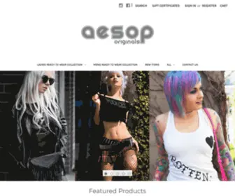 Aesoporiginals.com(Aesop Originals) Screenshot