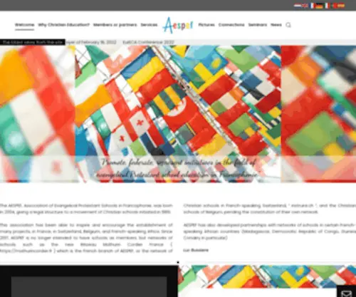 Aespef.org(Association des établissements scolaires protestants évangéliques francophones) Screenshot