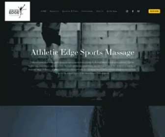 Aesportsmassage.com(Athletic Edge Sports Massage) Screenshot