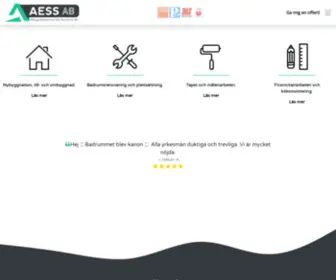 Aess.se(Allbygg Entreprenad Stor Stockholm) Screenshot