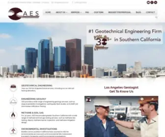 Aessoil.com(Geologist Los Angeles) Screenshot