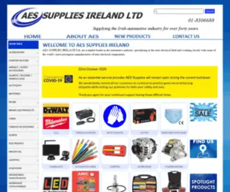 Aessupplies.ie(AES Supplies Ireland Ltd) Screenshot
