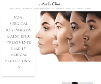 Aestha.co.uk(Aestha Clinic Medical Aesthetics) Screenshot