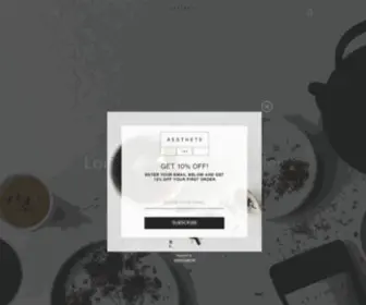 Aesthetetea.com(Boutique loose leaf tea. Womxn) Screenshot