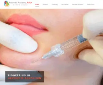 Aestheticacademy.asia(Award-winning Aesthetic Academy Asia in Malaysia) Screenshot