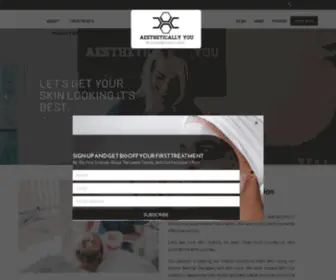 Aestheticallyyou.com.au(Aesthetically You Rejuvenation Clinic) Screenshot