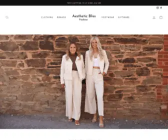 Aestheticbliss.com.au(Aesthetic Bliss Women's Fashion Boutique) Screenshot