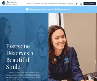 AesthetiCDentalbismarck.com(Dentist Bismarck ND) Screenshot