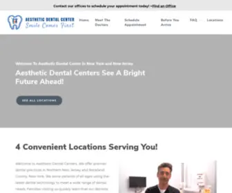 AesthetiCDentalcenters4You.com(Aesthetic Dental Center of Bergen County) Screenshot