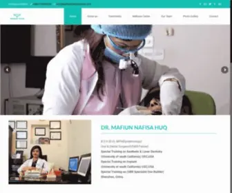 AesthetiCDentwellness.com(The best dental care in Dhaka) Screenshot