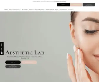 Aestheticlabinc.com(Aesthetic Lab) Screenshot