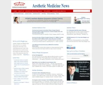 Aestheticmedicinenews.com(The World&#039;s Leading Aesthetic Resource) Screenshot