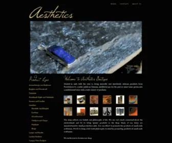 Aestheticsboutique.com(Lifestyle Store for Silver Gemstone Jewellery) Screenshot