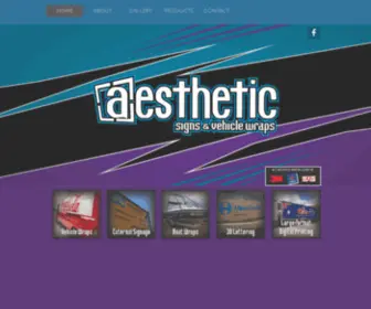 Aestheticsigns.com.au(Aesthetic Signs & Vehicle Wraps Brisbane) Screenshot