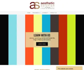 Aestheticsolutionbydrneha.com(Aesthetic Solution) Screenshot