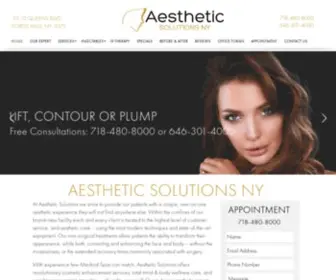 Aestheticsolutionsny.com(Medical Spa Rego Park) Screenshot