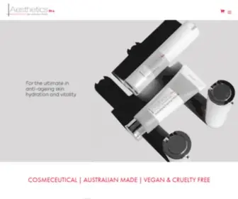 Aestheticsrx.com.au(Cosmeceutical Skincare Treatments) Screenshot