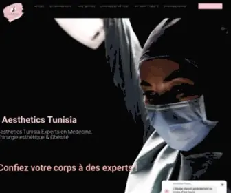 Aestheticstunisia.com(Aesthetics Tunisia) Screenshot