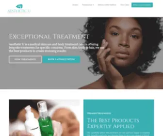 Aestheticu.co.uk(Beauty Fades Aesthetic Stays) Screenshot