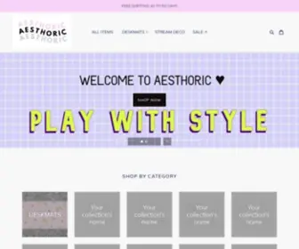 Aesthoric.com(aesthoric) Screenshot