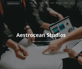 Aestrocean.com(Web design company) Screenshot