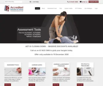 Aet.com.au(Aet) Screenshot