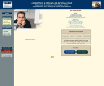 Aetdi.com(Assistance et Dépannage Informatique) Screenshot