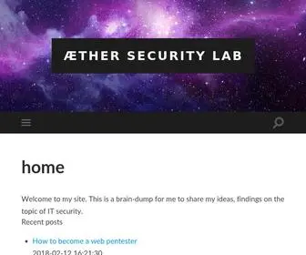 Aetherlab.net(Æther) Screenshot