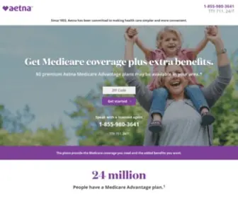 Aetna-Medicareadvantage.com(Aetna Medicare Advantage Plans) Screenshot